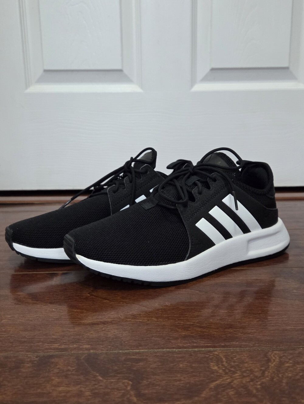 Adidas X_PLR Unisex Black & White Low Top Sneakers Kids Size 6